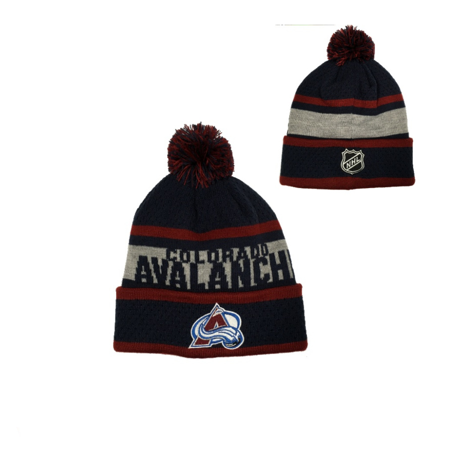 NHL BREAKAWAY JACQ CUFF POM COLORADO AVALANCHE DETSKÁ ZIMNÁ ČIAPKA